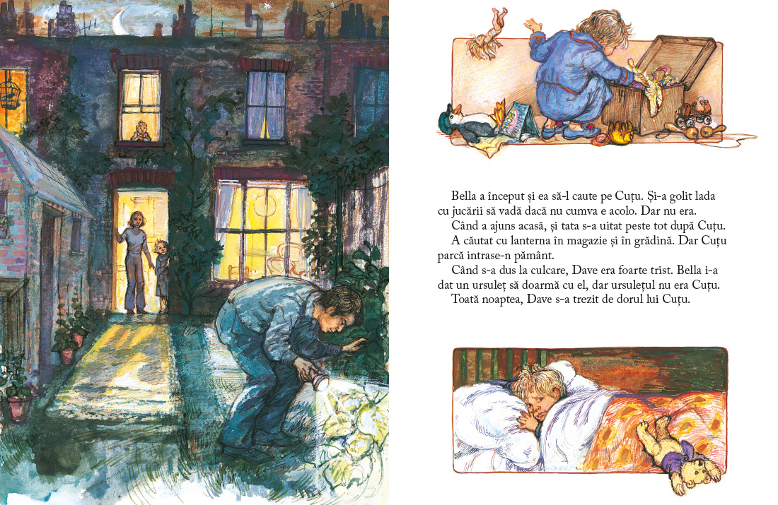 Cuțu, povestea unui cățel de pluș de Shirley Hughes