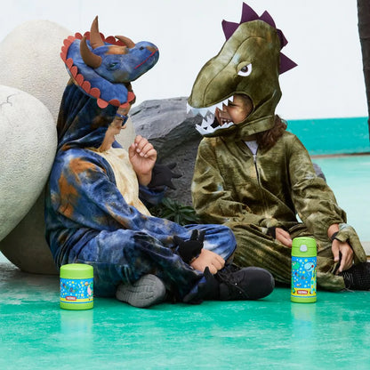Termos FUNtainer pentru copii cu pai - dinozaur, 355 ml
