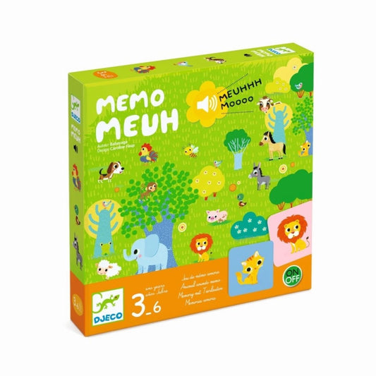 Joc Djeco cu sunete Memo Meuh