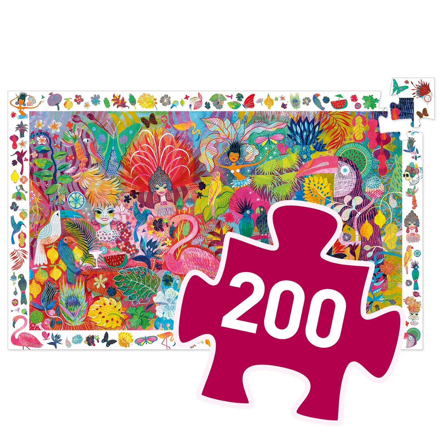 Puzzle observație Djeco Carnavalul de la Rio