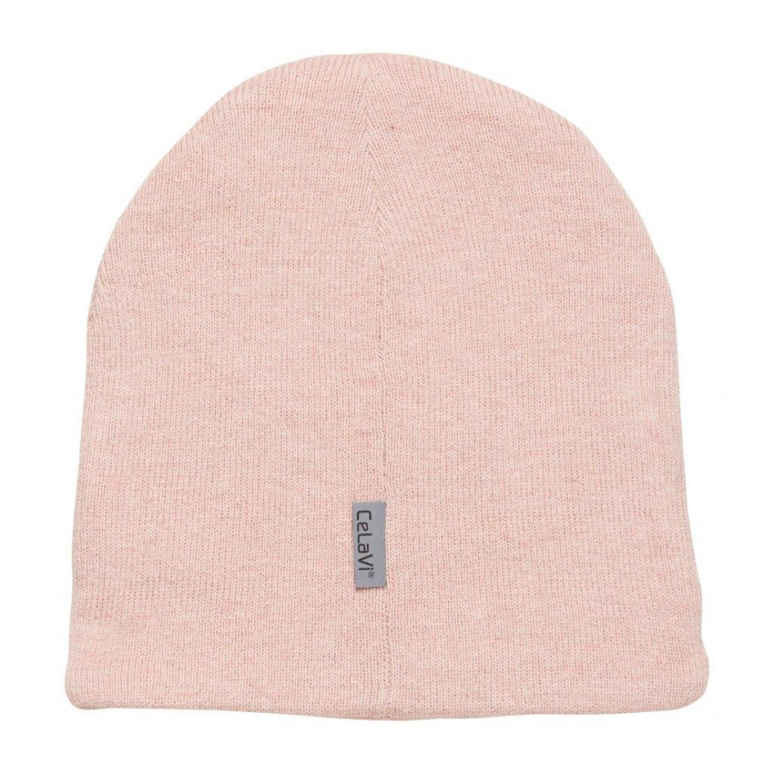 Fes dublat knit din lână și bumbac - Peach Frost – CeLaVi