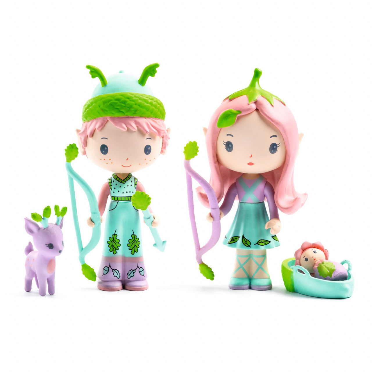 Figurine Tinyly Elfii Lily & Sylvestre, Djeco