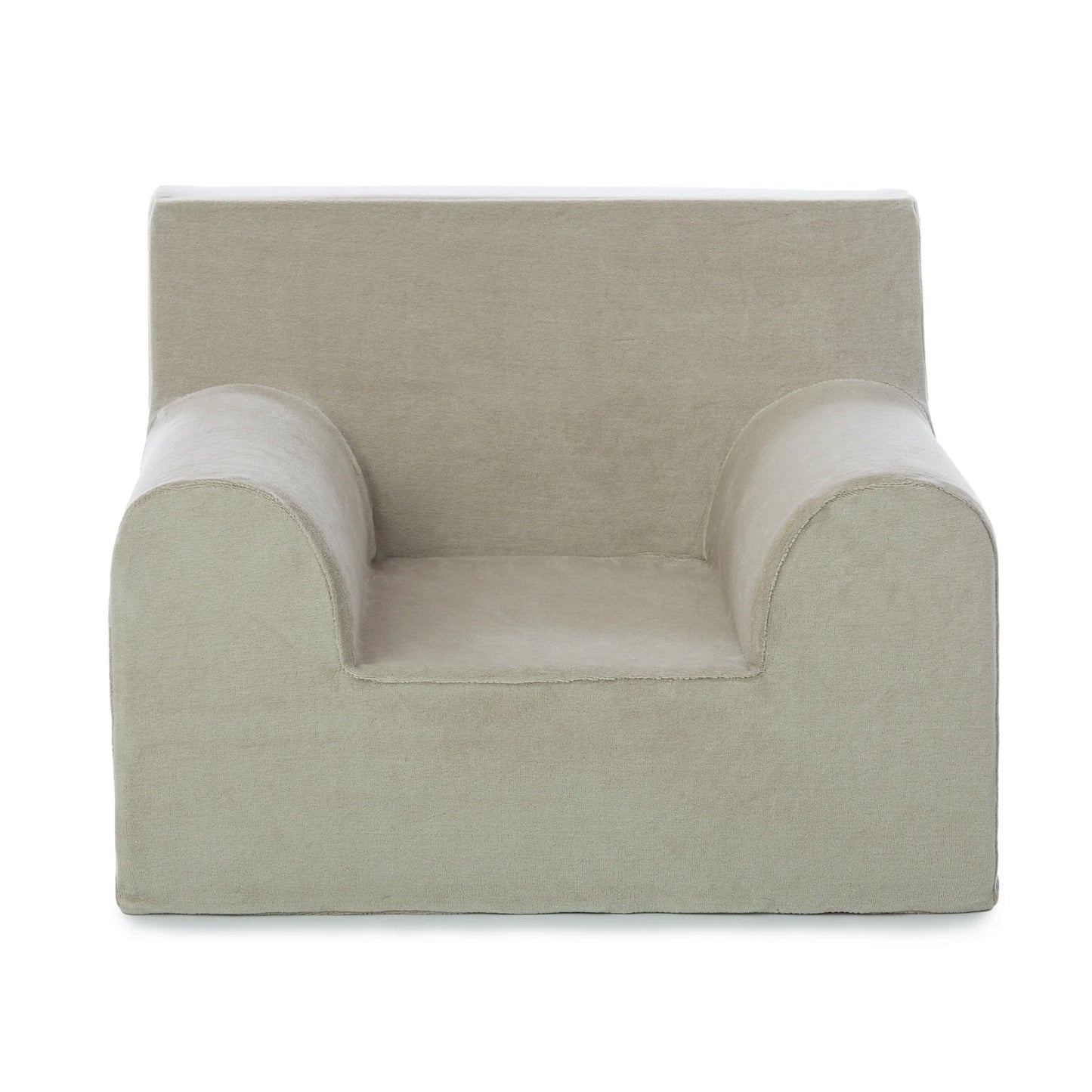 Fotoliu pentru copii Bej, din catifea - Twindeco - Beige Velvet