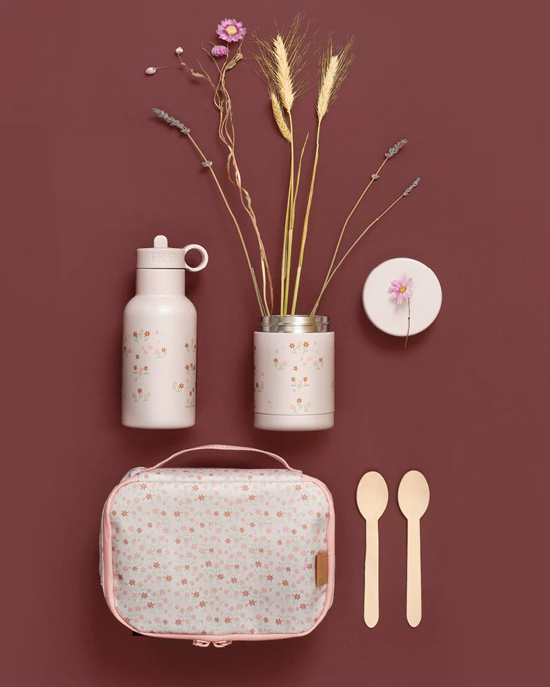 Sticlă termos Fresk pentru copii, 350 ml, model Garden Flowers