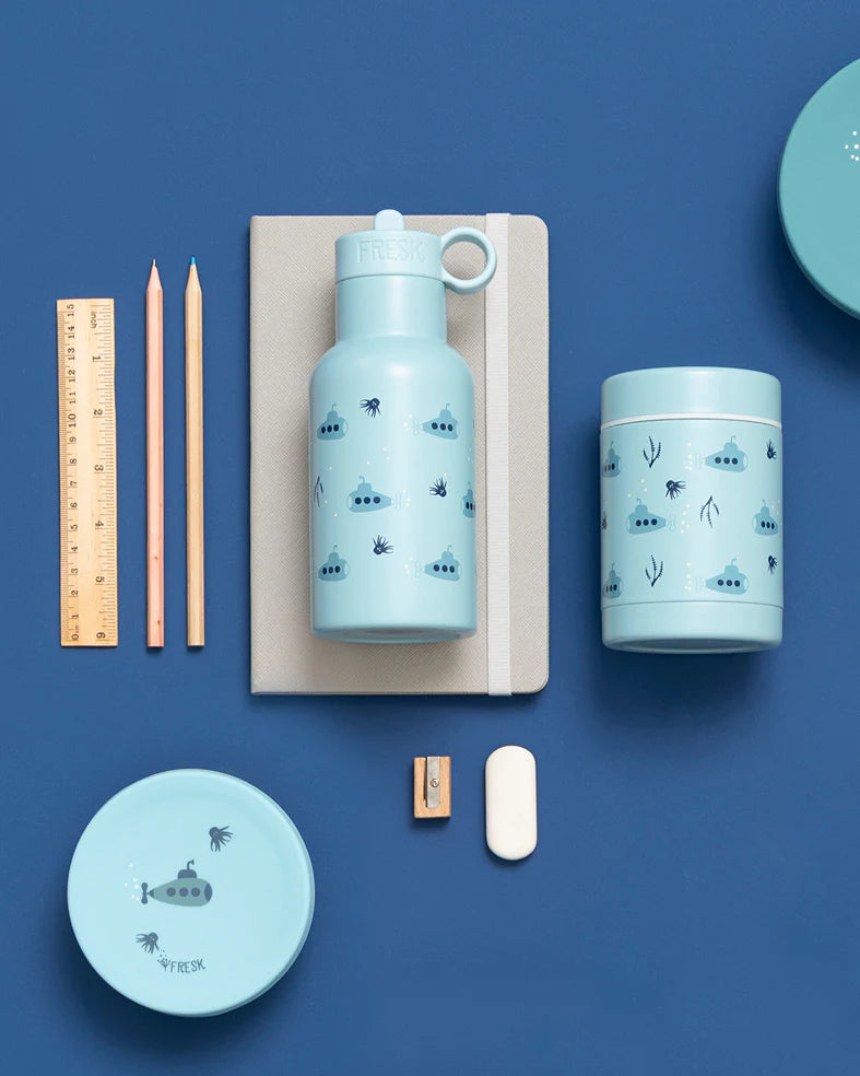 Sticlă termos Fresk pentru copii, 350 ml, model Submarine