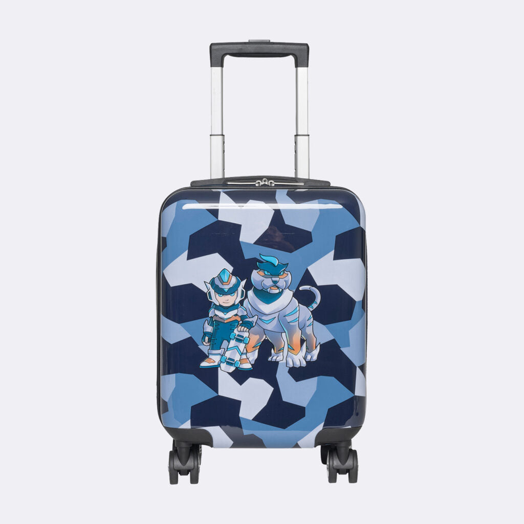 Troler pentru copii, cu roți 360°, Tiger Race