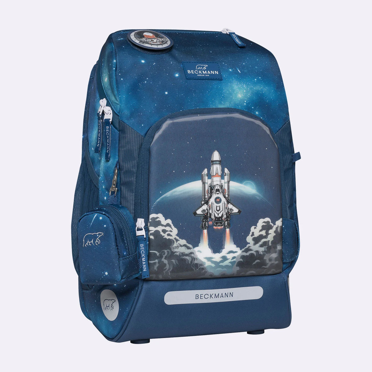 Ghiozdan, rucsac ergonomic cu pernǎ de aer Beckmann, Active Air FLX, Space Mission