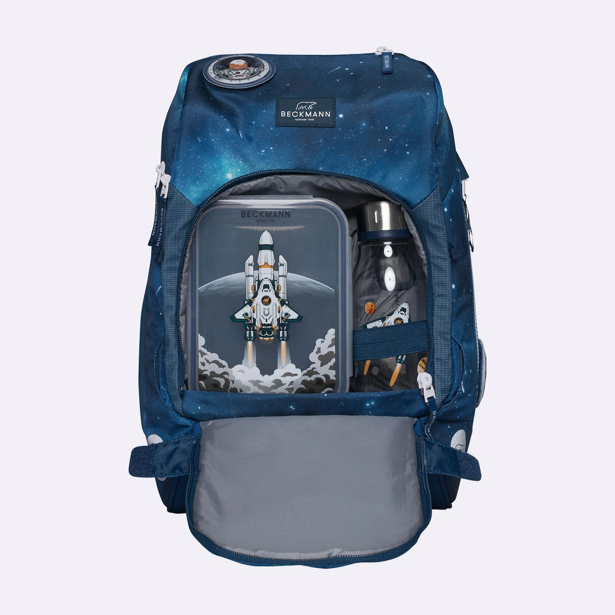Ghiozdan, rucsac ergonomic cu pernǎ de aer Beckmann, Active Air FLX, Space Mission