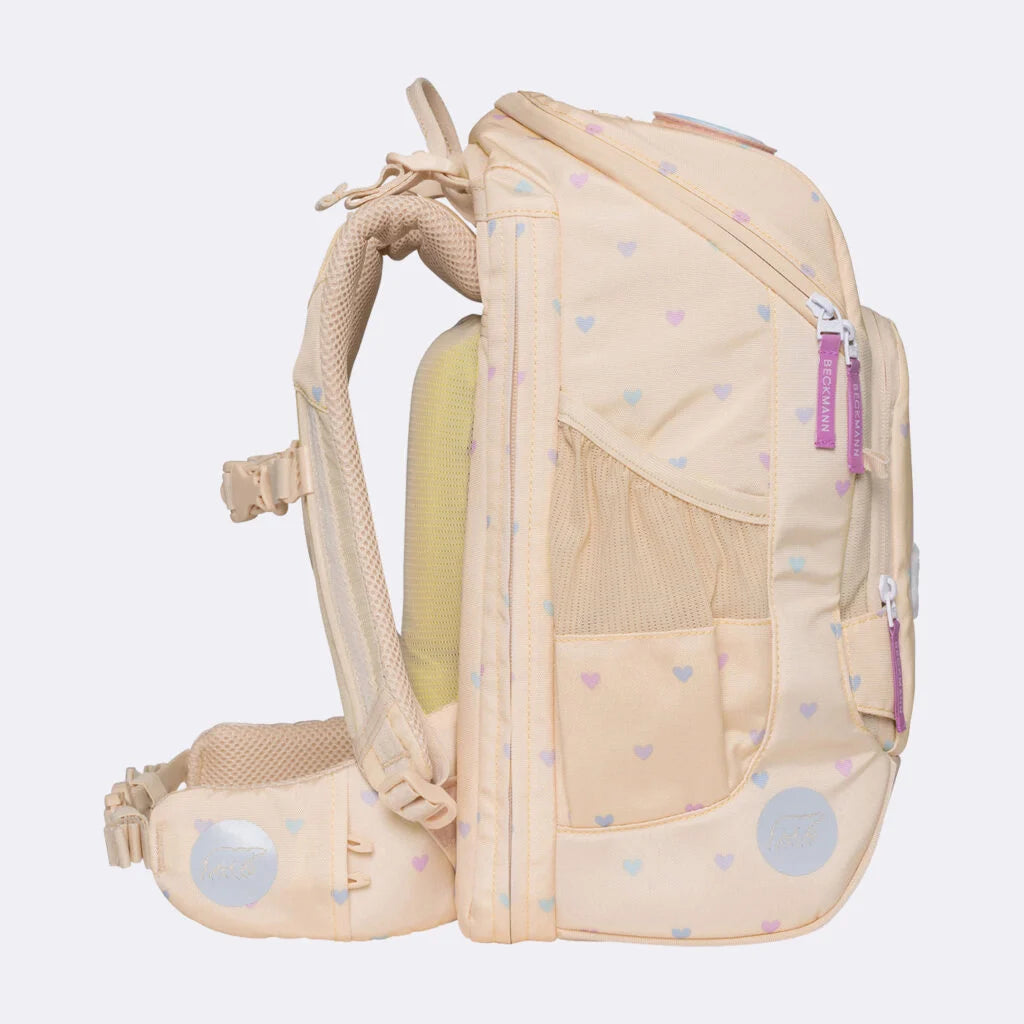 Ghiozdan, rucsac ergonomic cu pernǎ de aer Beckmann, Active Air FLX, Yellow Heart