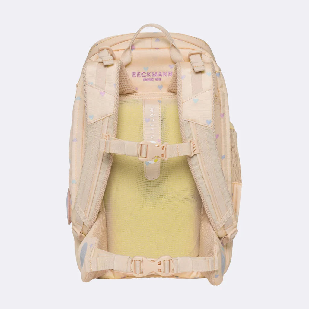 Ghiozdan, rucsac ergonomic cu pernǎ de aer Beckmann, Active Air FLX, Yellow Heart