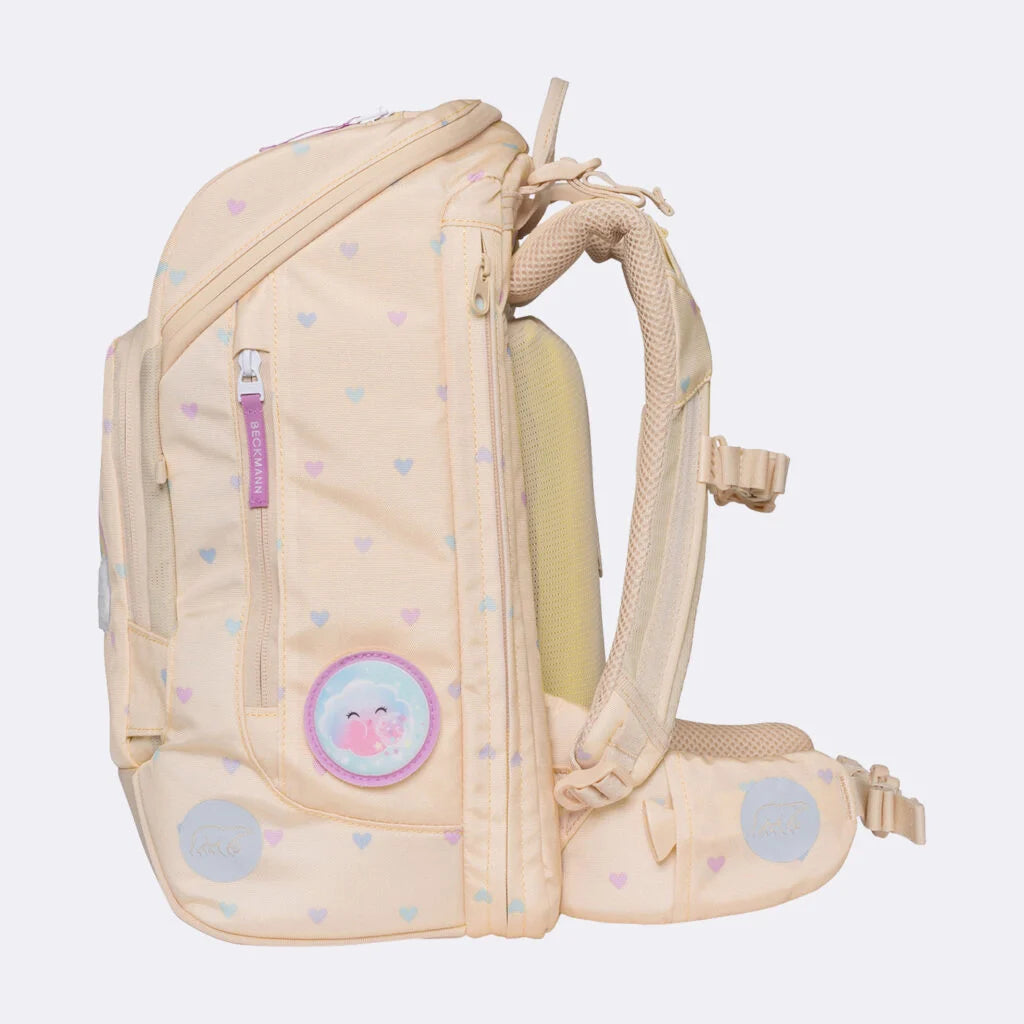 Ghiozdan, rucsac ergonomic cu pernǎ de aer Beckmann, Active Air FLX, Yellow Heart