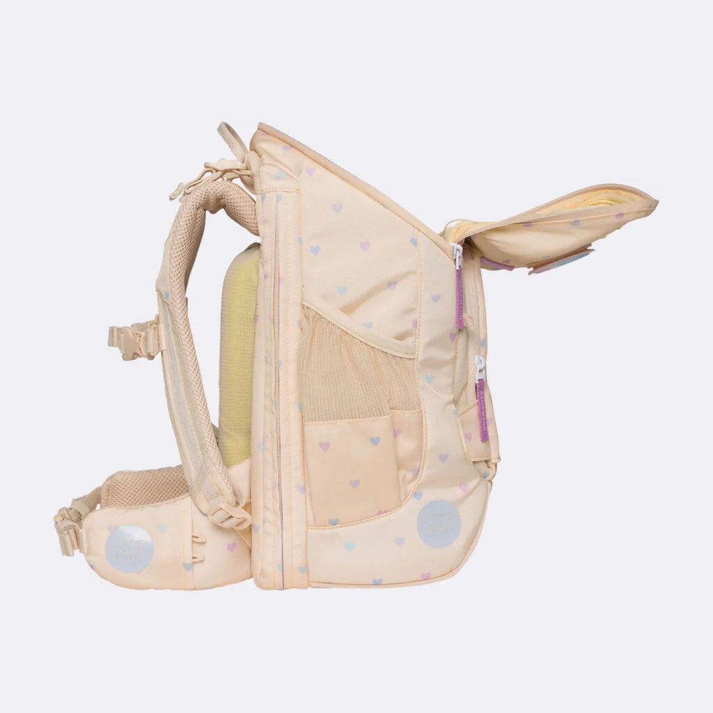 Ghiozdan, rucsac ergonomic cu pernǎ de aer Beckmann, Active Air FLX, Yellow Heart