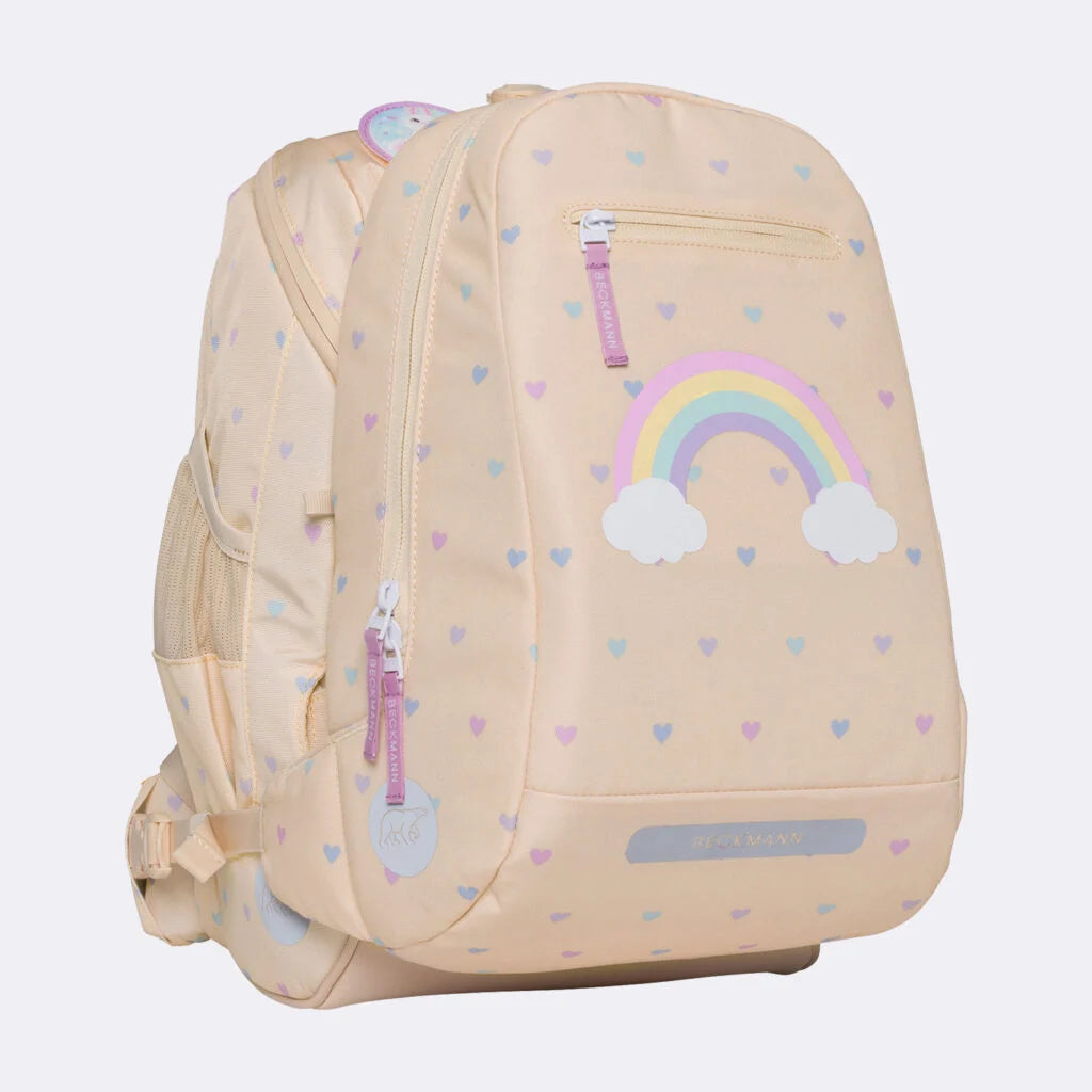 Ghiozdan, rucsac ergonomic cu pernǎ de aer Beckmann, Active Air FLX, Yellow Heart