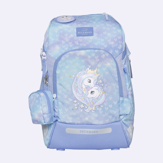 Ghiozdan, rucsac ergonomic cu perna de aer Beckmann, Active Air FLX, Unicorn Princess Ice Blue