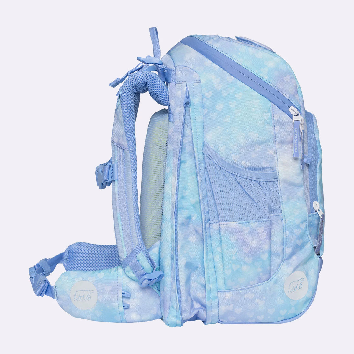 Ghiozdan, rucsac ergonomic cu pernǎ de aer Beckmann, Active Air FLX, Unicorn Princess Ice Blue