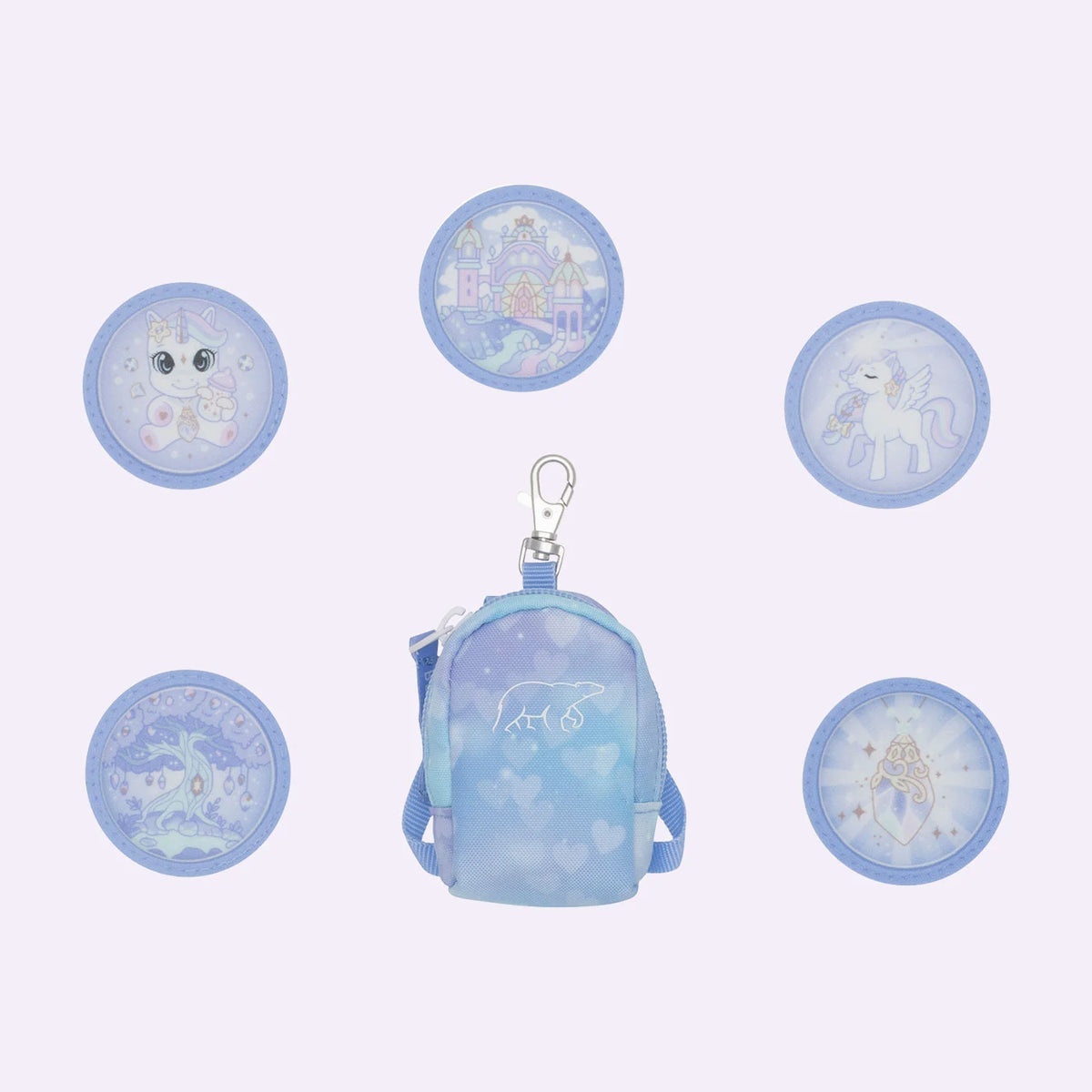 Ghiozdan, rucsac ergonomic cu pernǎ de aer Beckmann, Active Air FLX, Unicorn Princess Ice Blue