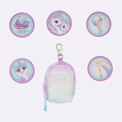 Ghiozdan, rucsac ergonomic cu pernǎ de aer Beckmann Active Air FLX, Unicorn