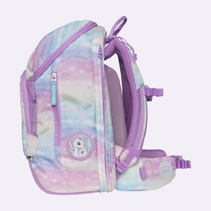 Ghiozdan, rucsac ergonomic cu pernǎ de aer Beckmann Active Air FLX, Unicorn
