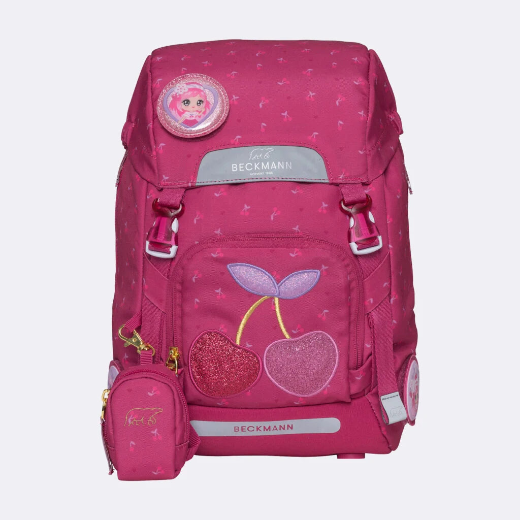 Ghiozdan, rucsac ergonomic Beckmann pentru școală, Clasic, Cherry