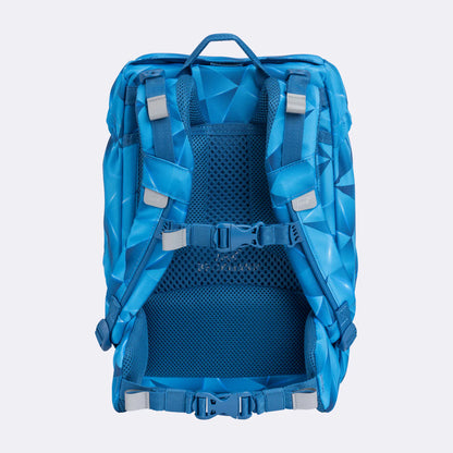 Ghiozdan ergonomic Beckmann pentru școală, Clasic, Blue Lightning