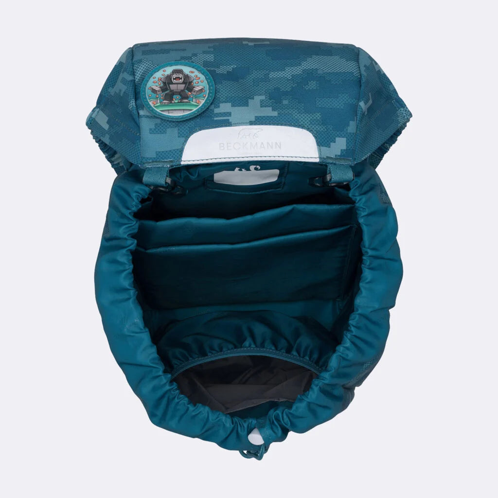 Ghiozdan, rucsac ergonomic Beckmann pentru școală, Clasic, Jungle Game