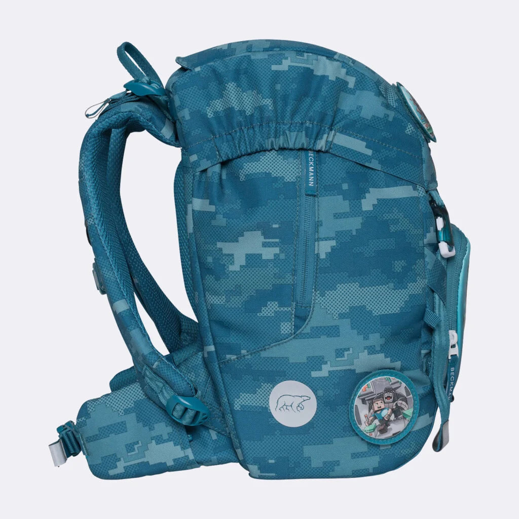 Ghiozdan, rucsac ergonomic Beckmann pentru școală, Clasic, Jungle Game