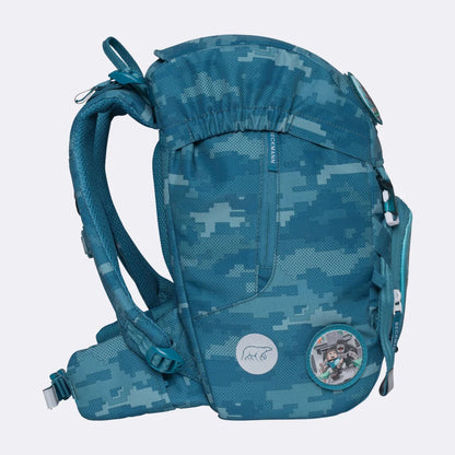 Ghiozdan, rucsac ergonomic Beckmann pentru școală, Clasic, Jungle Game