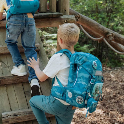 Ghiozdan, rucsac ergonomic Beckmann pentru școală, Clasic, Jungle Game