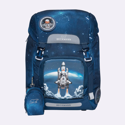 Ghiozdan, rucsac ergonomic Beckmann pentru școală, Clasic, Space Mission