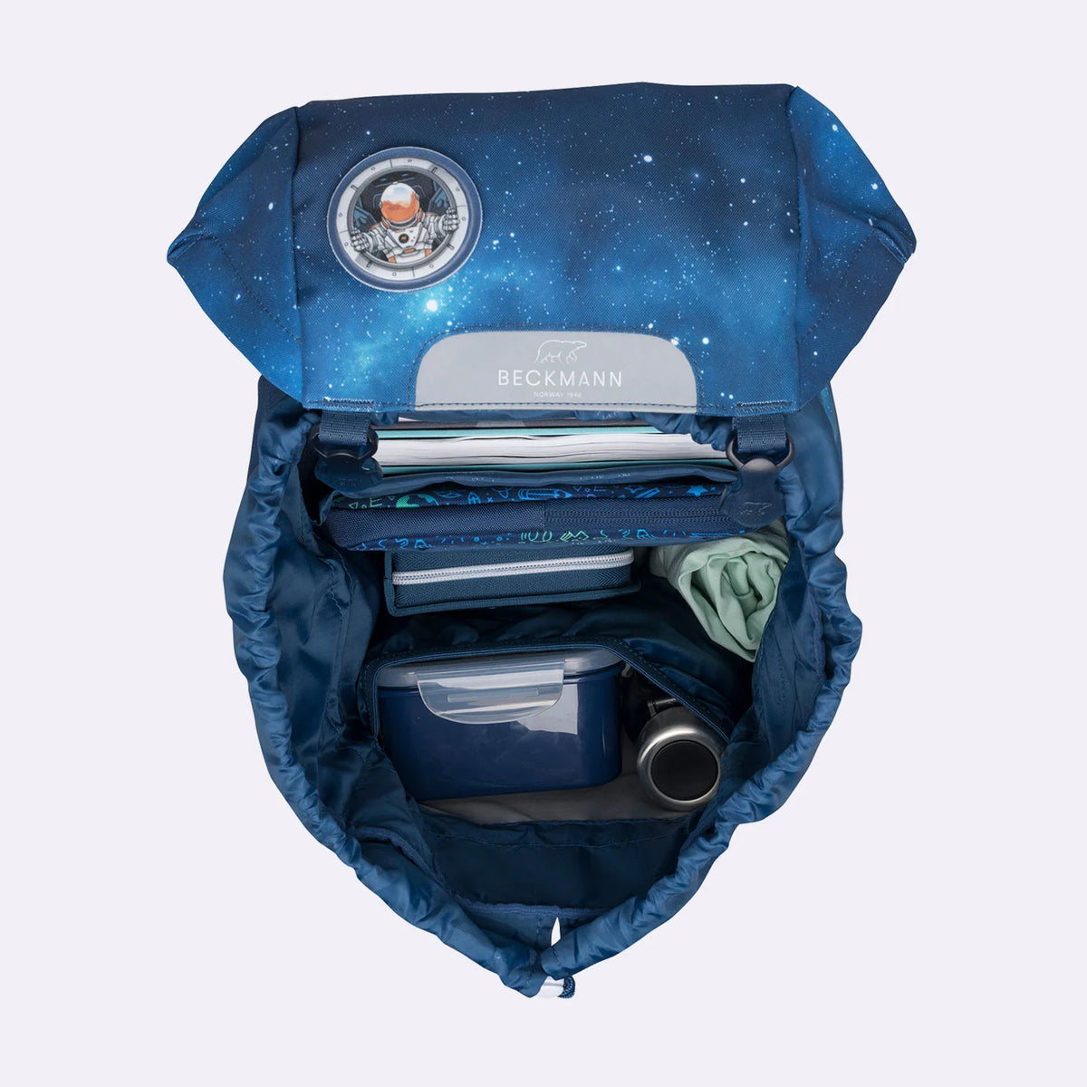 Ghiozdan, rucsac ergonomic Beckmann pentru școală, Clasic, Space Mission