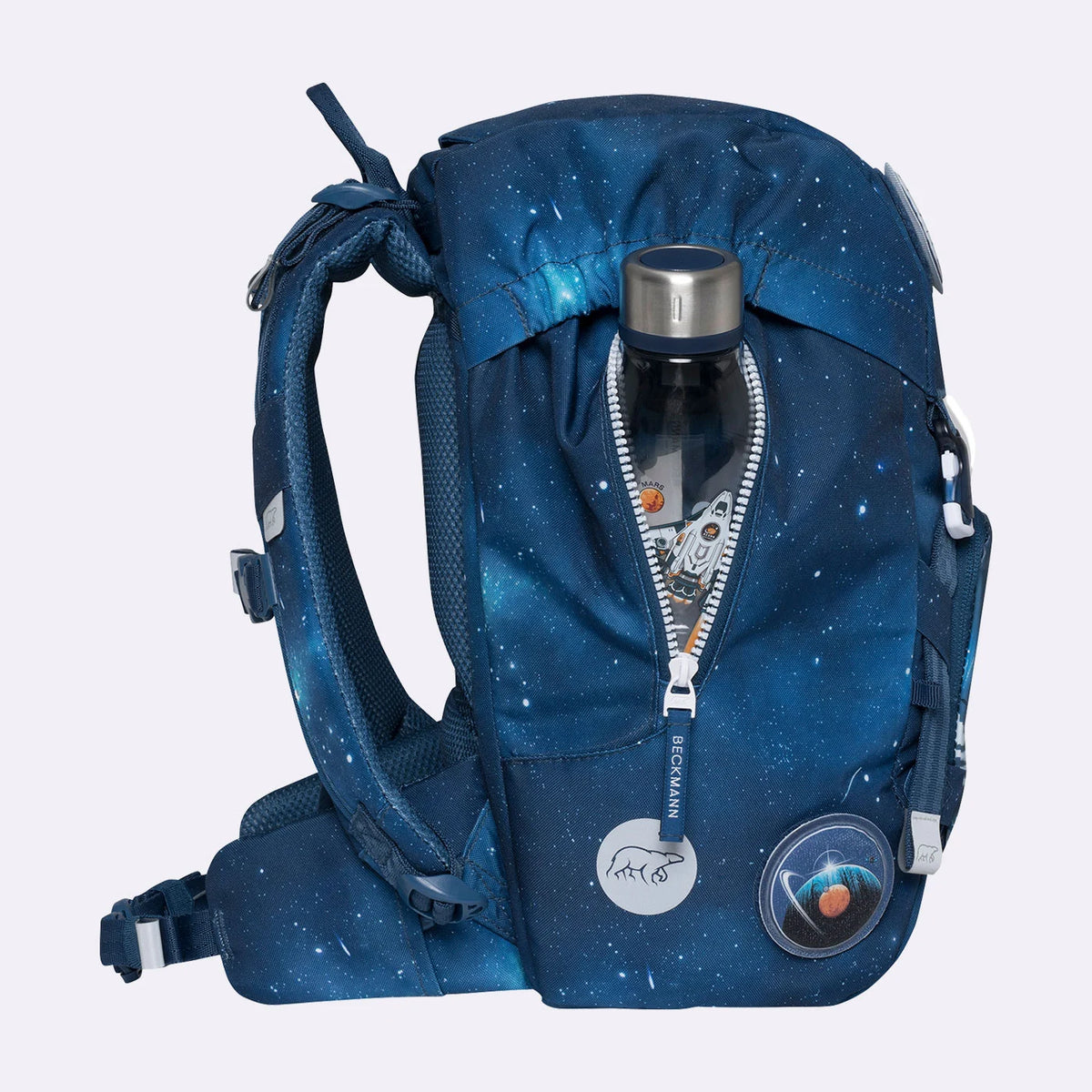 Ghiozdan, rucsac ergonomic Beckmann pentru școală, Clasic, Space Mission