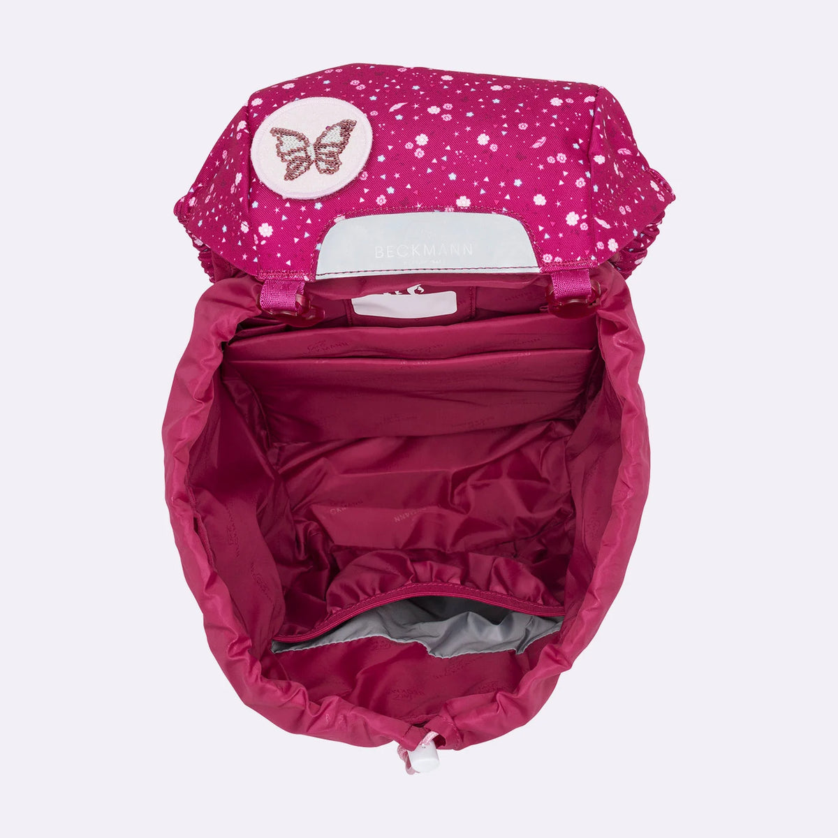 Ghiozdan, rucsac ergonomic Beckmann pentru școală, Clasic, Forest Deer Red