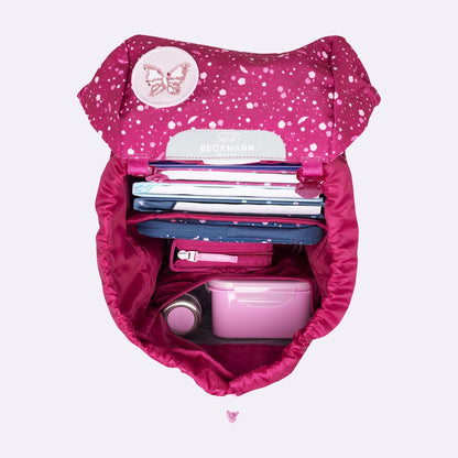 Ghiozdan, rucsac ergonomic Beckmann pentru școală, Clasic, Forest Deer Red