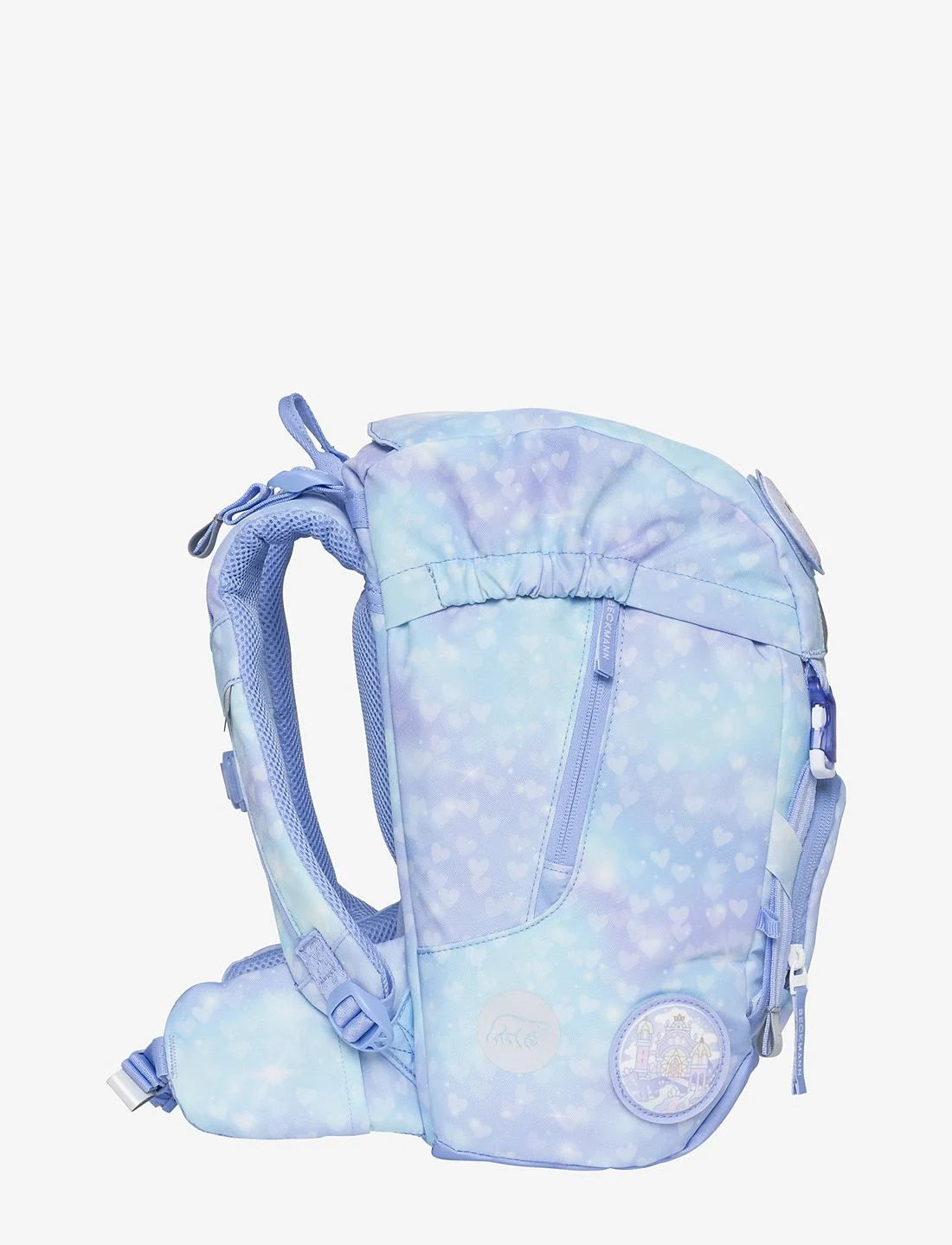 Ghiozdan ergonomic Beckmann pentru școală, Clasic, Unicorn Princess Ice Blue