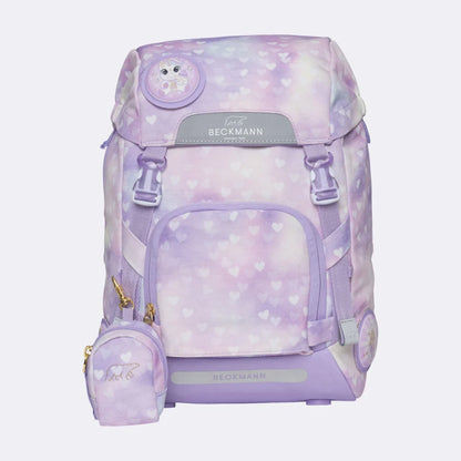 Ghiozdan ergonomic Beckmann pentru școală, Clasic, Unicorn Princess Purple