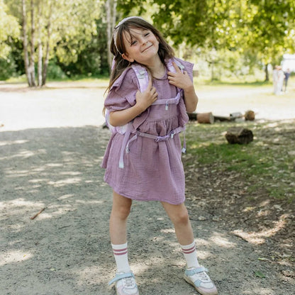 Ghiozdan ergonomic Beckmann pentru școală, Clasic, Unicorn Princess Purple