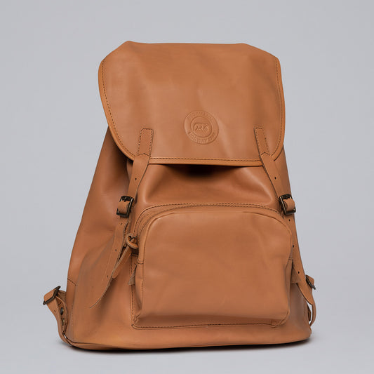 Ghiozdan de piele, Crem - 30 L
