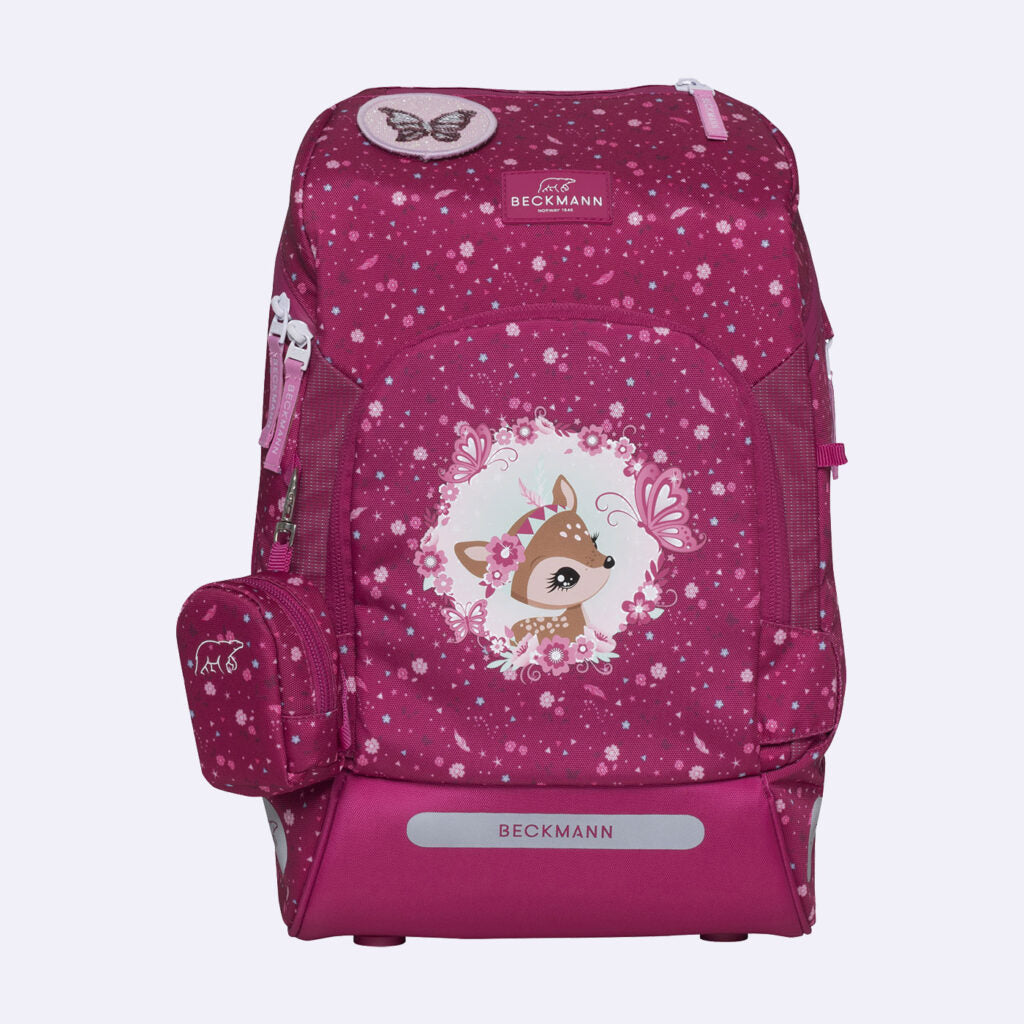 Ghiozdan, rucsac ergonomic cu perna de aer Beckmann, Active Air FLX, Forest Deer Red