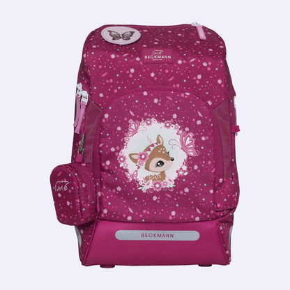 Ghiozdan, rucsac ergonomic cu pernǎ de aer Beckmann, Active Air FLX, Forest Deer Red