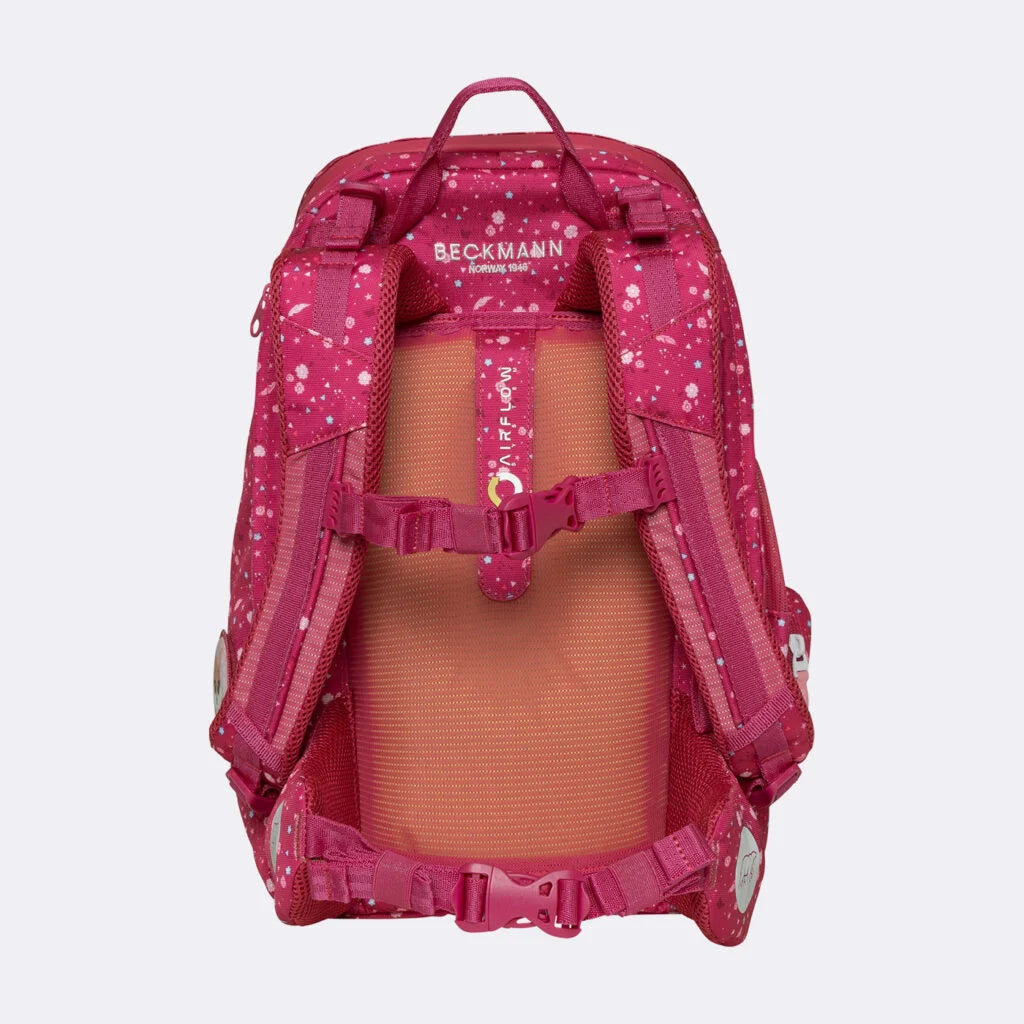 Ghiozdan, rucsac ergonomic cu pernǎ de aer Beckmann, Active Air FLX, Forest Deer Red