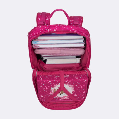 Ghiozdan, rucsac ergonomic cu pernǎ de aer Beckmann, Active Air FLX, Forest Deer Red