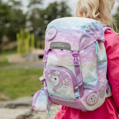 Ghiozdan, rucsac ergonomic Beckmann pentru școală, Clasic, Unicorn