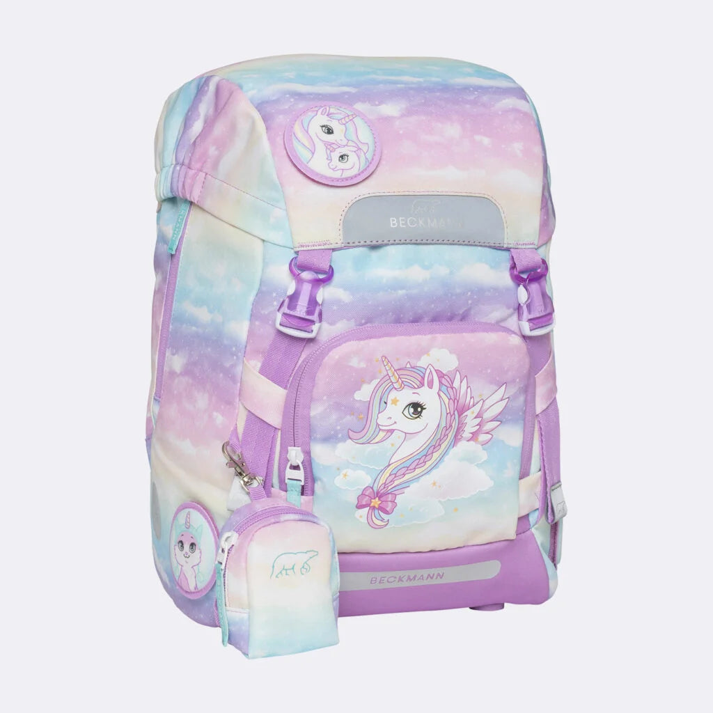 Ghiozdan, rucsac ergonomic Beckmann pentru școală, Clasic, Unicorn