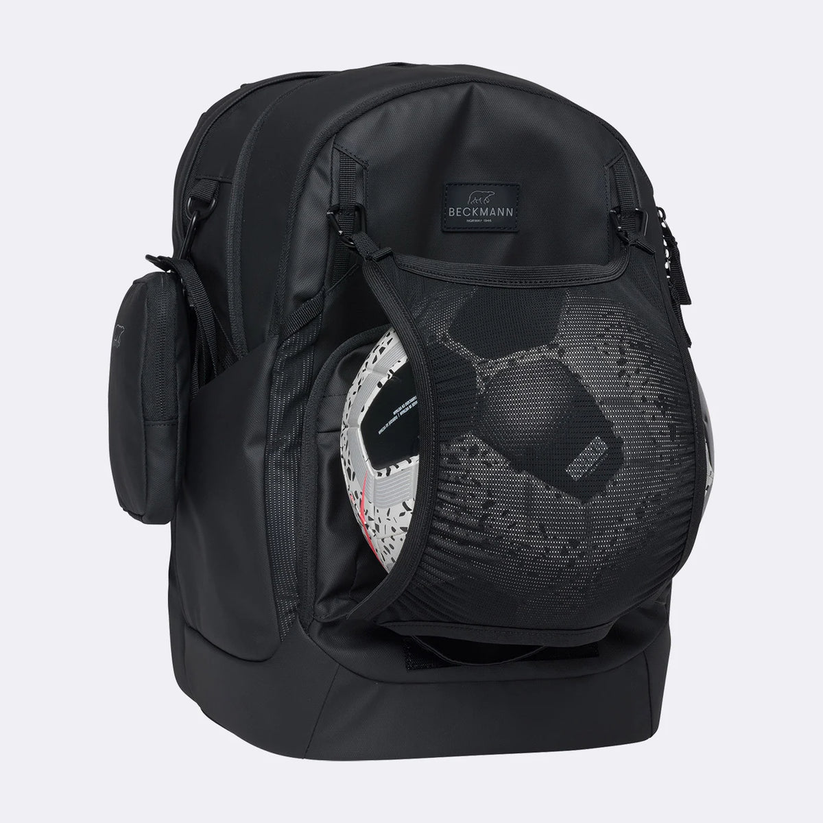 Ghiozdan, rucsac ergonomic Beckmann, Sport Air, Black coated