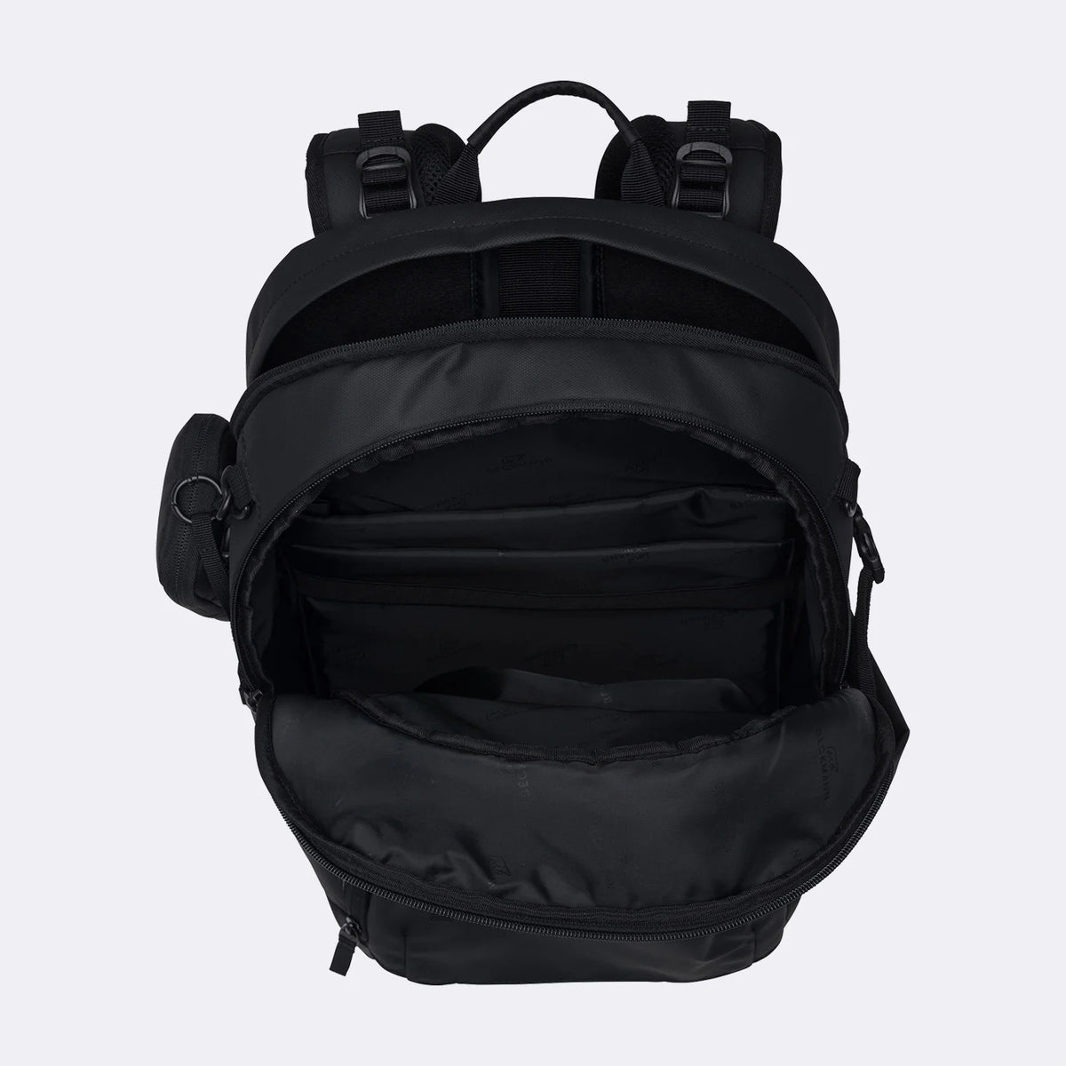 Ghiozdan, rucsac ergonomic Beckmann, Sport Air, Black coated