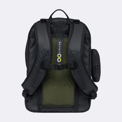 Ghiozdan, rucsac ergonomic Beckmann, Sport Air, Black coated