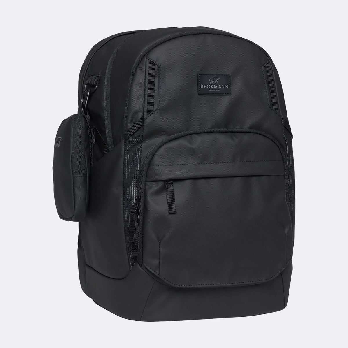 Ghiozdan, rucsac ergonomic Beckmann, Sport Air, Black coated