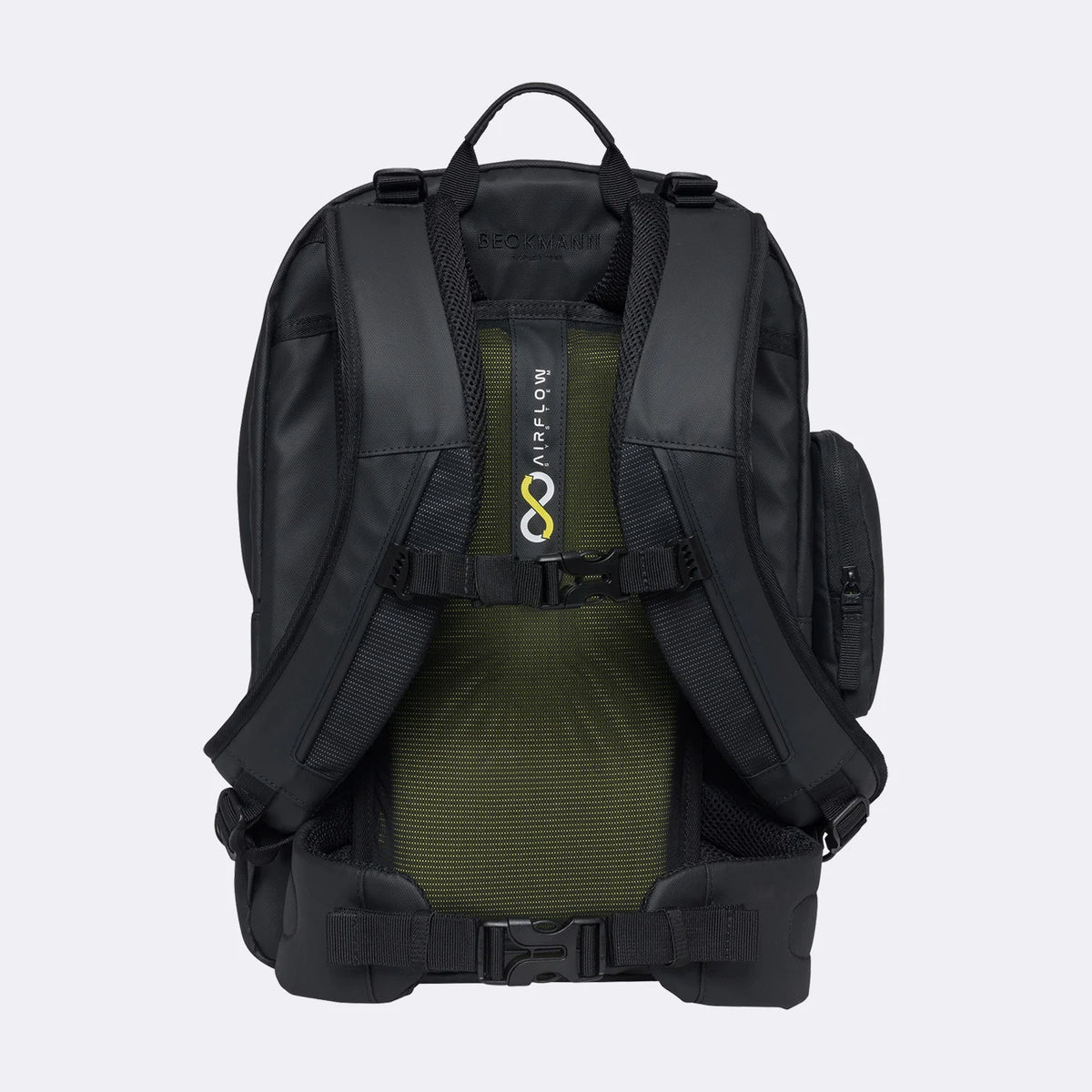 Ghiozdan, rucsac ergonomic Beckmann, Sport Air, Black coated