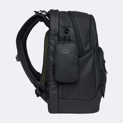 Ghiozdan, rucsac ergonomic Beckmann, Sport Air, Black coated