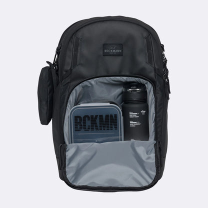 Ghiozdan, rucsac ergonomic Beckmann, Sport Air, Black coated